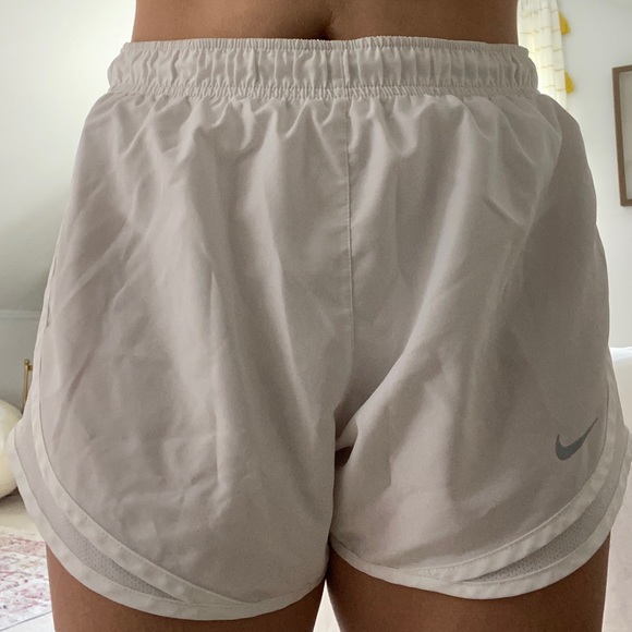 White Nike Dri Fit Shorts - Picture 2 of 2